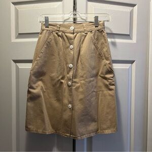 L. Simsbury LTD button up skirt with pockets vintage